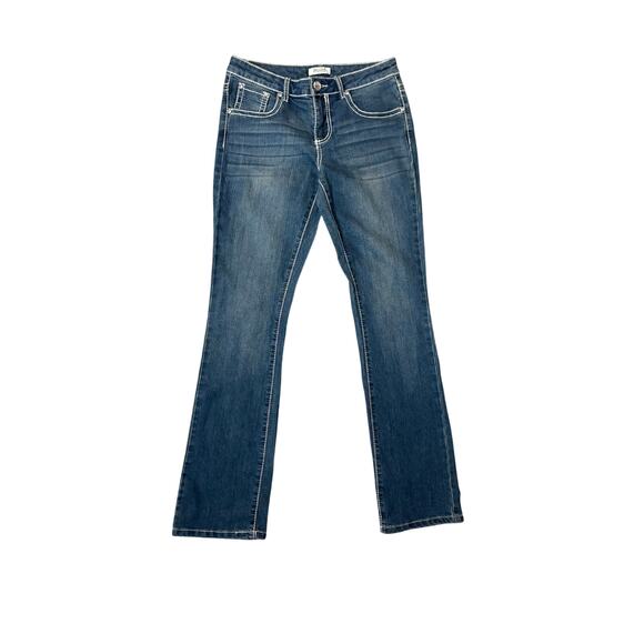 Vintage Y2K MUDD Low-rise Flare Bootcut Jeans Embellished Rhinestone Western - Picture 2 of 8